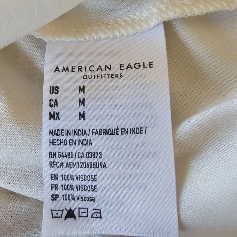 American Eagle Outfitters Floral Cream Dress - Picture 5 of 9